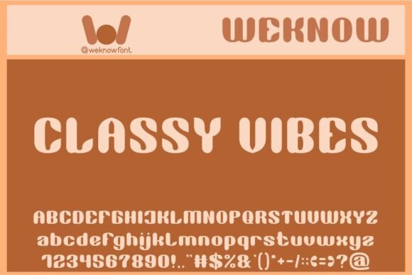 Classy Vibes: A Font for Elegant and Eclectic Designs
