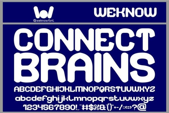 Connect Brains: The Futuristic Font for Creative Projects