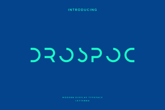 Drospoc: The Futuristic Font for Digital Design