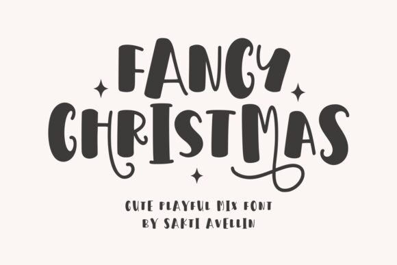 Fancy Christmas: A Unique Font for Festive Designs