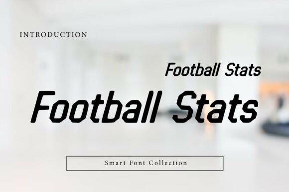 Football Stats: Dynamic Typography for Modern Sports Design