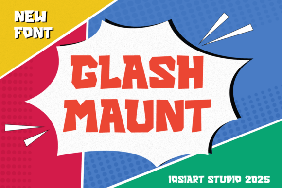 Glash Maunt: A Bold Font for Dynamic Designs