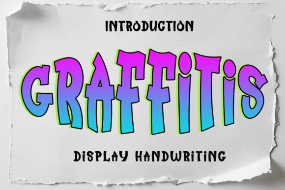 Graffitis: A Bold Display Font for Joyful Design