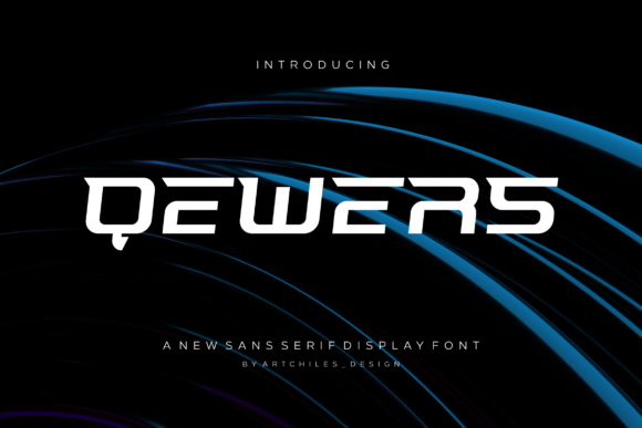 Qewers: A Bold and Dynamic Font for Sports Design