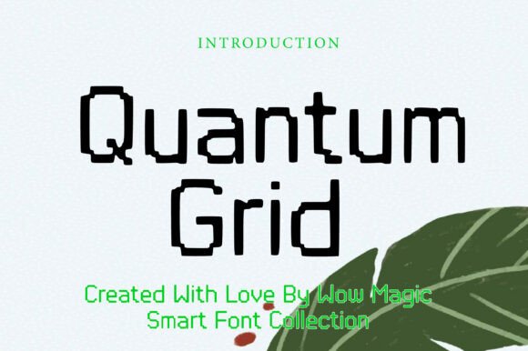 Quantum Grid: Pixel-Perfect Retro Display Font