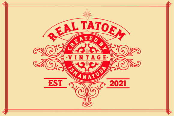 Real Tatoem: A Bold Display Typeface for Impactful Design