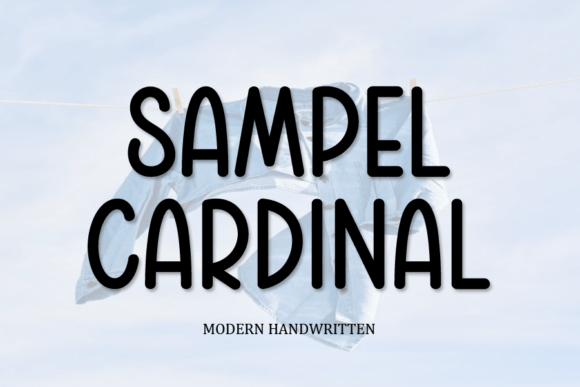 Sampel Cardinal: Your Go-To Display Font for Creative Impact
