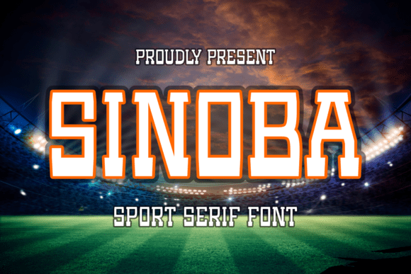 Sinoba: The Bold Typeface for Dynamic Sports and Branding