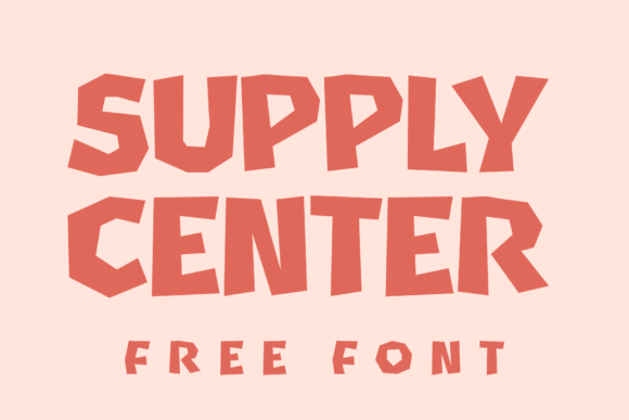 Supply Center: A Typeface for Adventure
