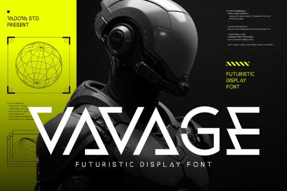 Vavage: The Futuristic Display Font for Bold Design