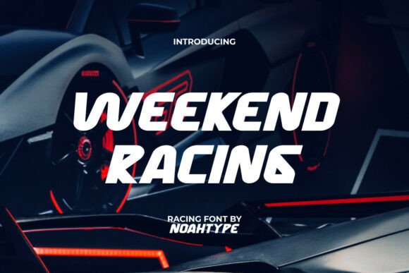Weekend Racing: Feel the Adrenaline with This High-Octane Font