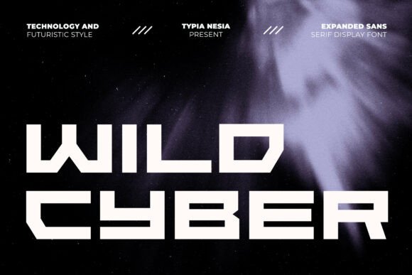 Wild Cyber: A Bold Font for Futuristic Design