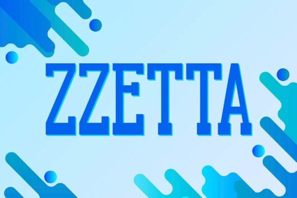 Zzetta: A Bold Display Font for Creative Projects